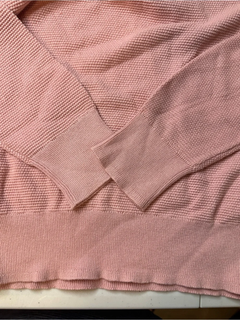 NWT J. Crew Lightweight Pale Pink Crew Neck Sweater - Size Small